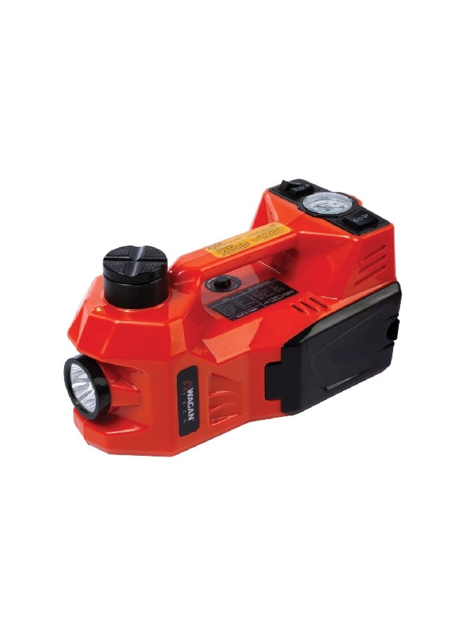WAGAN 3-In-1 Electric Car Jack, Impact Wrench and Air Compressor Kit Red and Black 33.02 x 17.78 x 35.56 cm  ‎EL7010 - Image 3